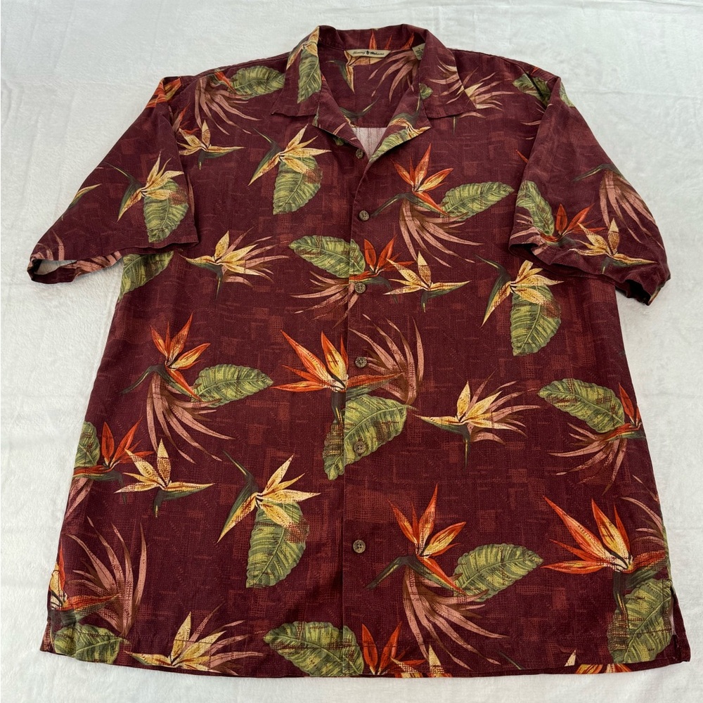 Mens Tommy Bahama Silk Hawaiian Shirt